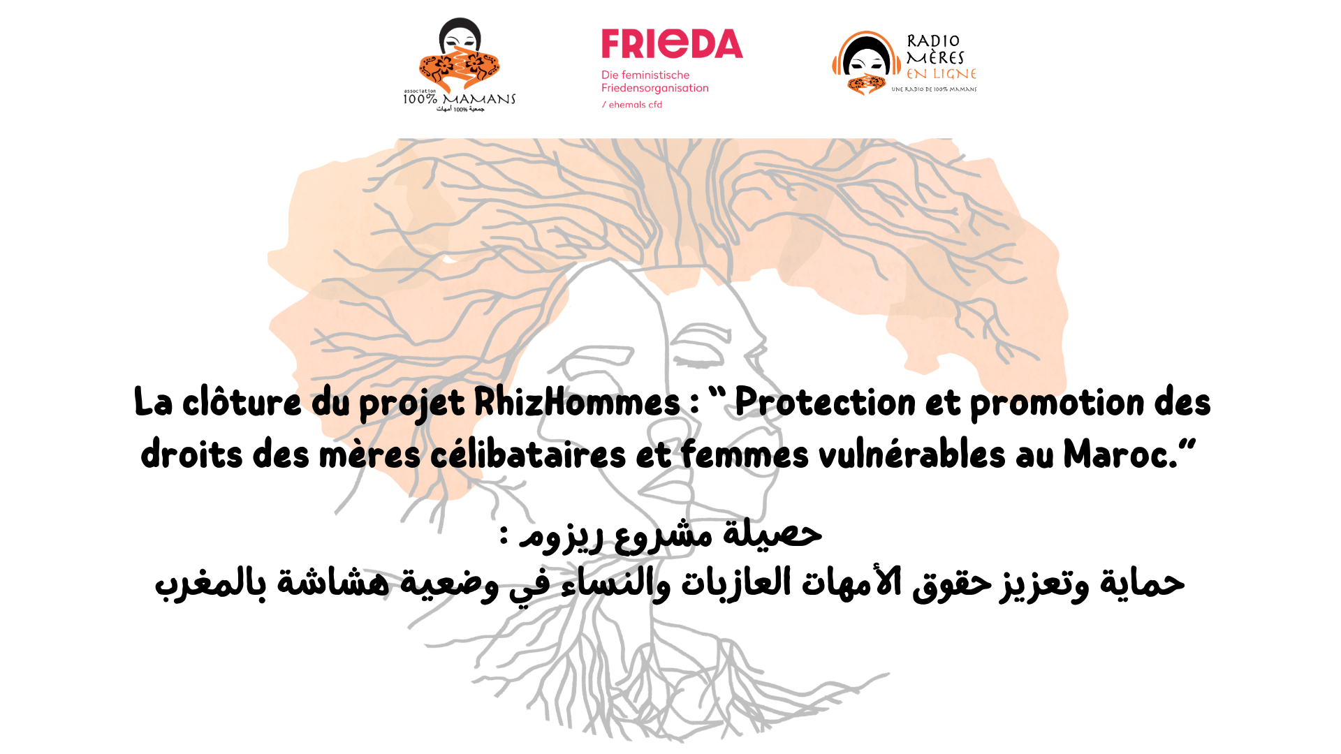 La clôture du projet RhizHommes : “ Protection et promotion des droits des mères célibataires et femmes vulnérables au Maroc.”